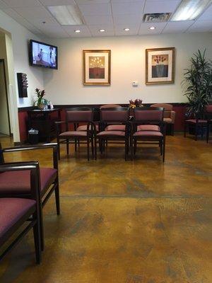 Inviting lobby with friendly front desk staff