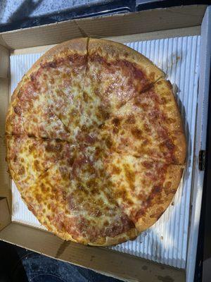 Large cheese pizza