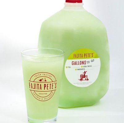 Frozen margaritas from 20 ounces to a gallon! 
Classic, strawberry or mix them up!