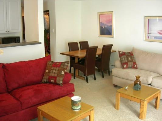 The interior of one of our Copper Mountain condos