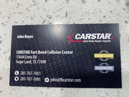 CARSTAR Fort Bend Collision Center