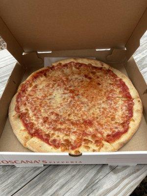 Traditional Plain Cheese Pizza