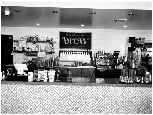 Order counter, baby.  #BnWPhoto #BREW