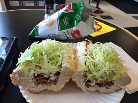 The West Boylston Street Sandwich...aka the Big BLT (small size shown here)....