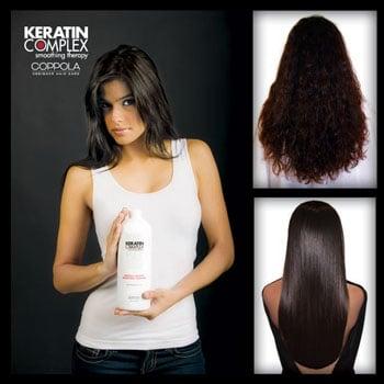 Keratin Complex texture treatment.