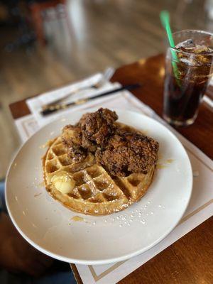 Chicken and waffles