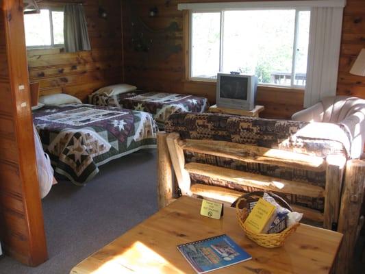 Loggers cabin interior