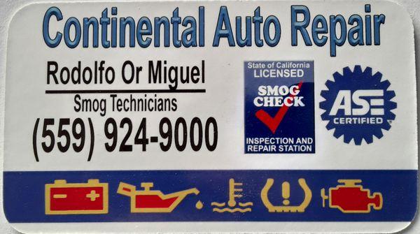 We are a licensed Smog Check and Repair Star station.