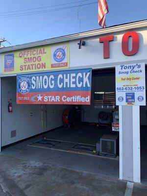 When you see "star station" on your car registration, they do it here