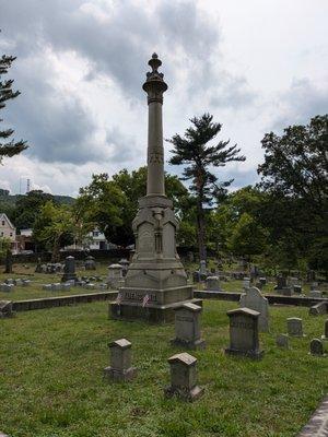 Yuengling at Charles Baber Cemetery, Pottsville