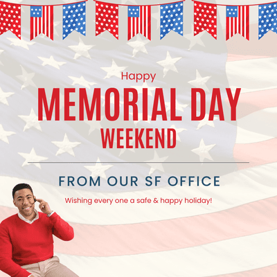 Happy Memorial Day Weekend!