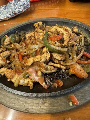 Chicken fajitas