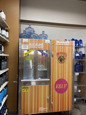 Alkaline water fill-up station!!!!