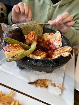 Molcajete de carnes