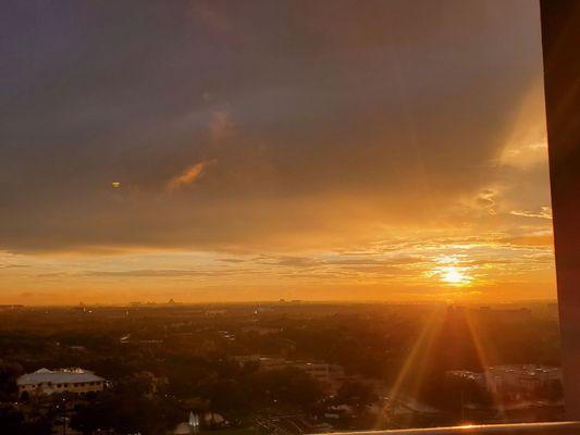 The changing weather and sky of Orlando.