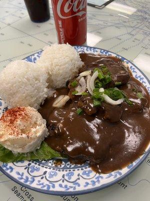 Hamburger Steak. Very tasty!