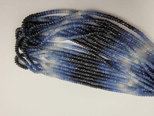 Natural Shaded Blue Sapphire beads