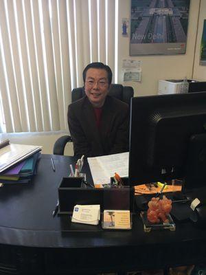 Our tax person, Thomas Phan