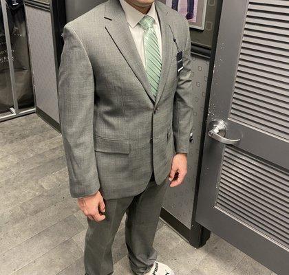 Grey suit