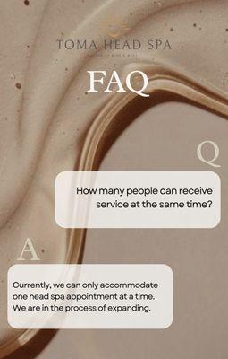 FAQs- couples/parties