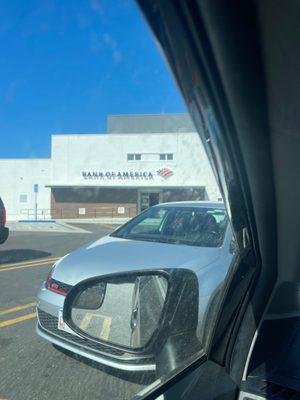 Parking lot and back entrance