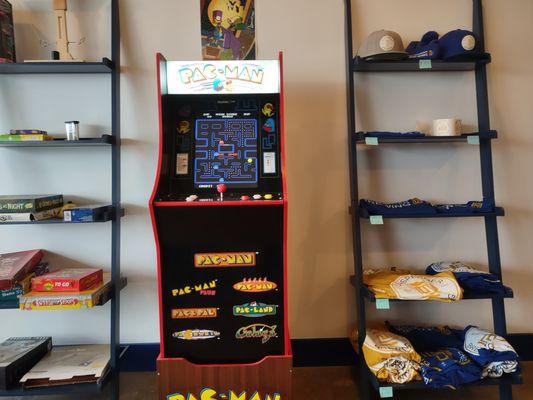 Merch & Pac-Man game