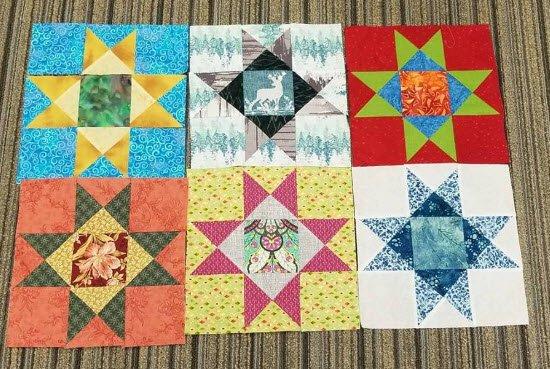 Beginning Quilting Class Blocks