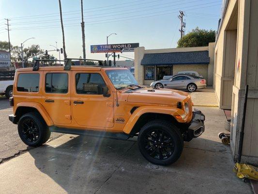 They hooked up my Jeep and got me right back on the road again!