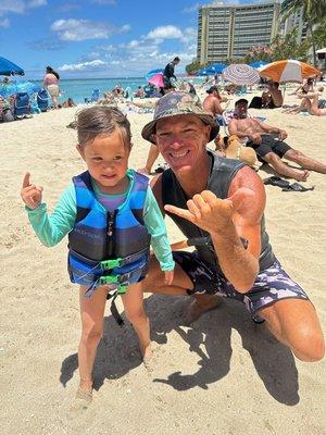 This cutie was so much fun to teach  @mickeysurfschool