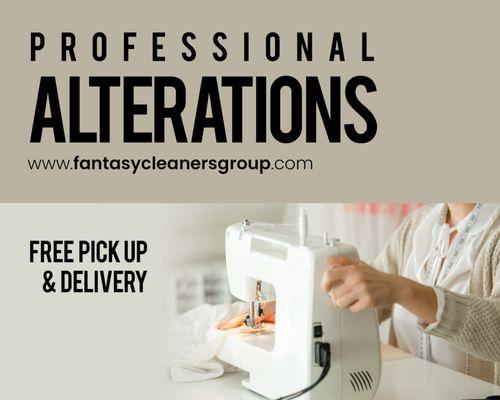 Professional Alterations by Experienced Seamstresses