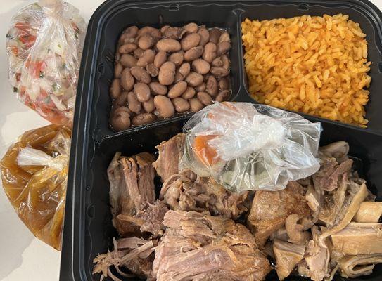 Carnitas platter