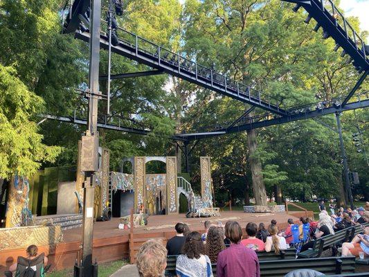 View of the stage in Central Park -- July 2024