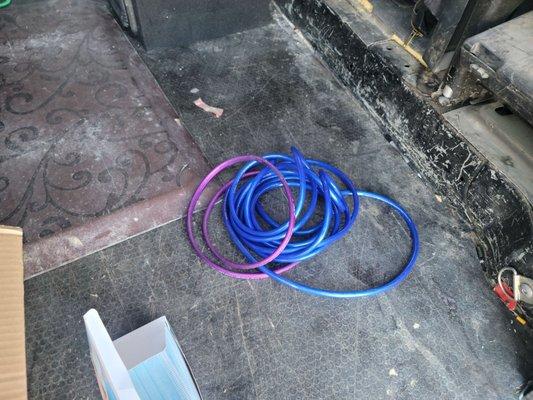 Wire I Provided to be Installed