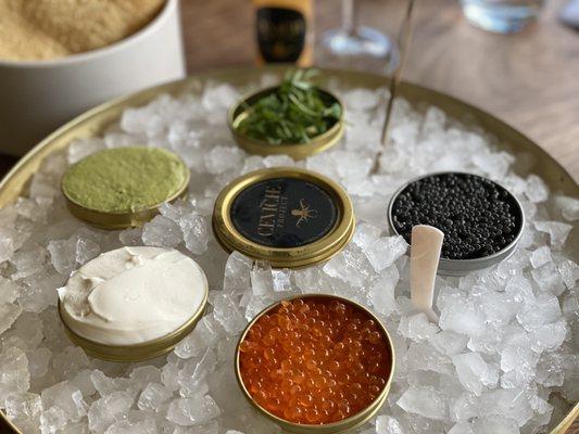 Caviar service