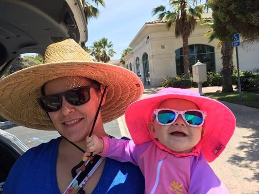 My happy family excited for a day out on the water!