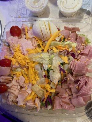 Combo chef salad. Was a little disappointed.