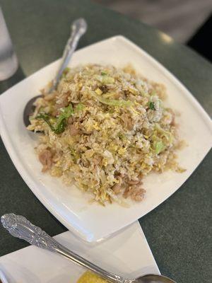 Salty fish fried rice with chicken