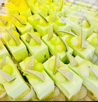 Honeydew Mousse Cake