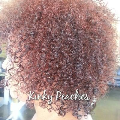 The Kinky Peaches Curly Fro