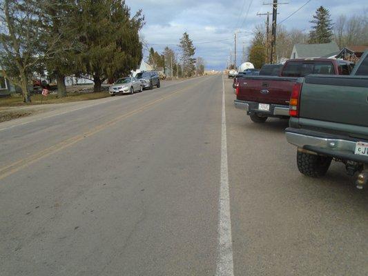 Looking east from the front - a sparsely populated area - cool!