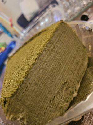 Green tea matcha crepe