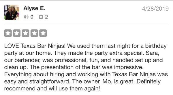 Great review that Yelp chose not to display.