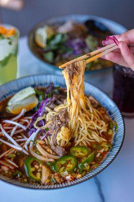 Birria Ramen, add toppings for the greatest!