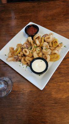 Calamari appetizer