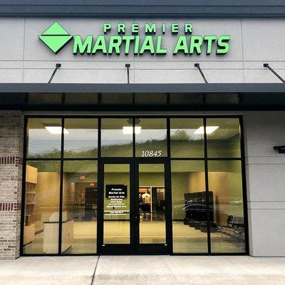 Outside exterior of Premier Martial Arts Hardin Valley!