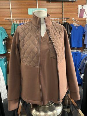 Healing Hands Limited Edition Knit top & jacket in Cocoa Brown