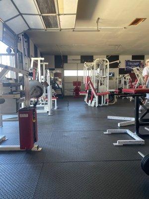 Part of the gym