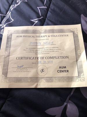 AUM Physical Therapy and Yoga Center