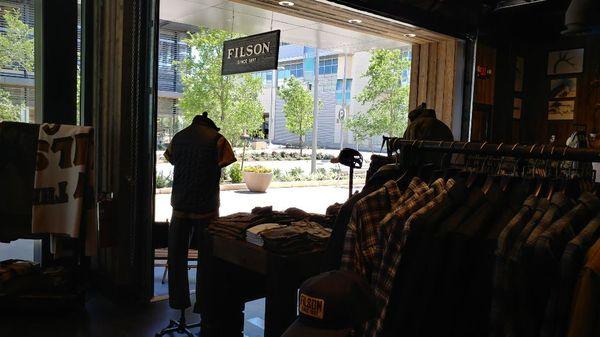 Installed a nice commercial door closer for Filson in the Domain