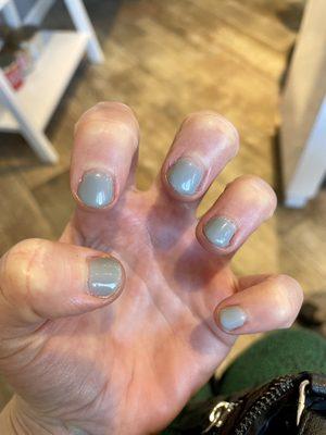 Gel manicure with OPI